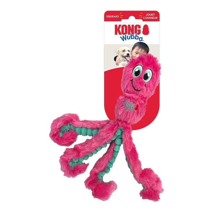 Juguete Wubba Octopus Assorted S para Perros Kong Surtido