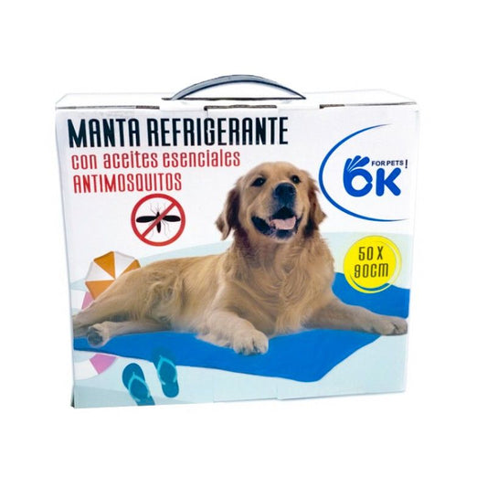 Manta Refrigerante 50x90 Cm Con Aceites Esenciales Antimosquitos