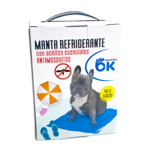 Manta Refrigerante 40x50 Cm Con Aceites Esenciales Antimosquitos