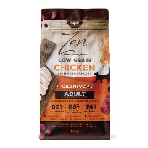 Zen CAT Low Grain Chicken Adult 1,5 Kg