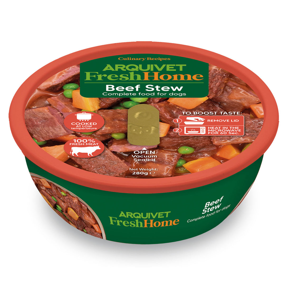 Arquivet Estofado de Ternera Comida Húmeda para Perros – 300 g