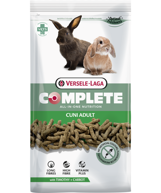 Versele-Laga Complete Cuni Adult - Alimento Extruido para Conejos Adultos Enanos 500gr