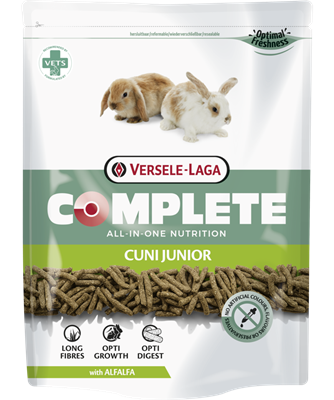 Versele-Laga Complete Cuni Junior 1,75kg – Pellets todo en uno para conejos jóvenes (0-8 meses)