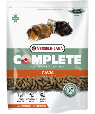 Versele-Laga Complete Cavia - Alimento Extruido Rico en Fibra para Cobayas 500gr