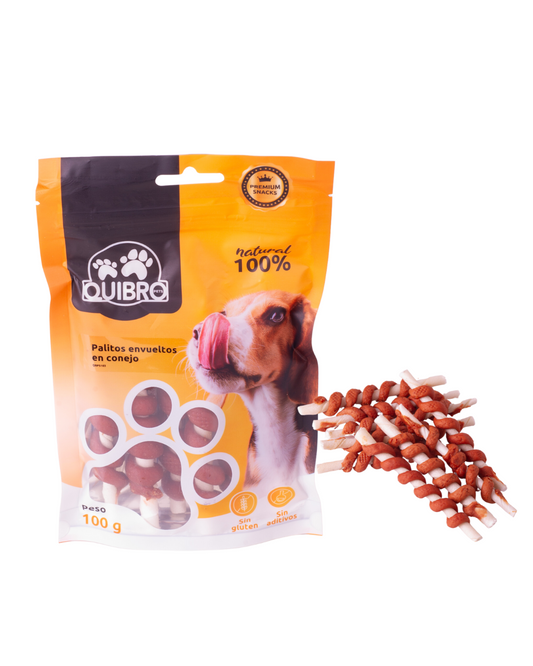 Palitos de Conejo para Perros 100gr