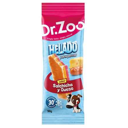 Dr. Zoo Helado de Salchicha y Queso 50 g