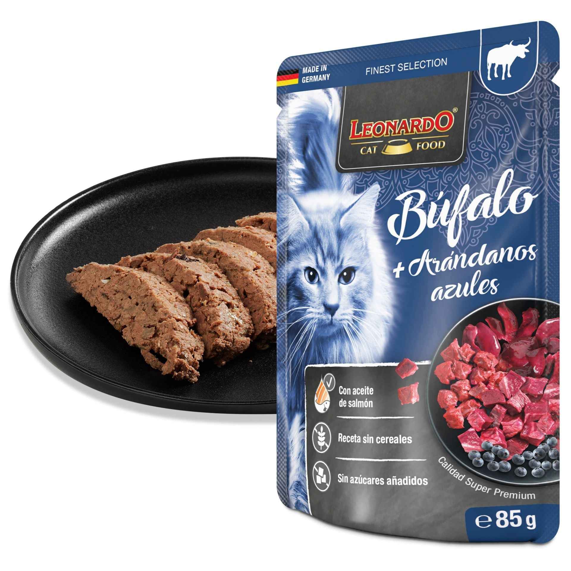 Leonardo Finest Selection Búfalo + Arándanos Azules 85g