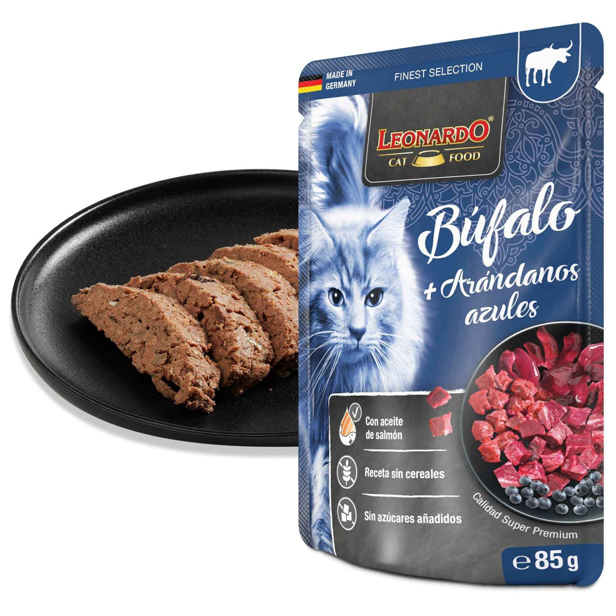 Leonardo Finest Selection Búfalo + Arándanos Azules 85g