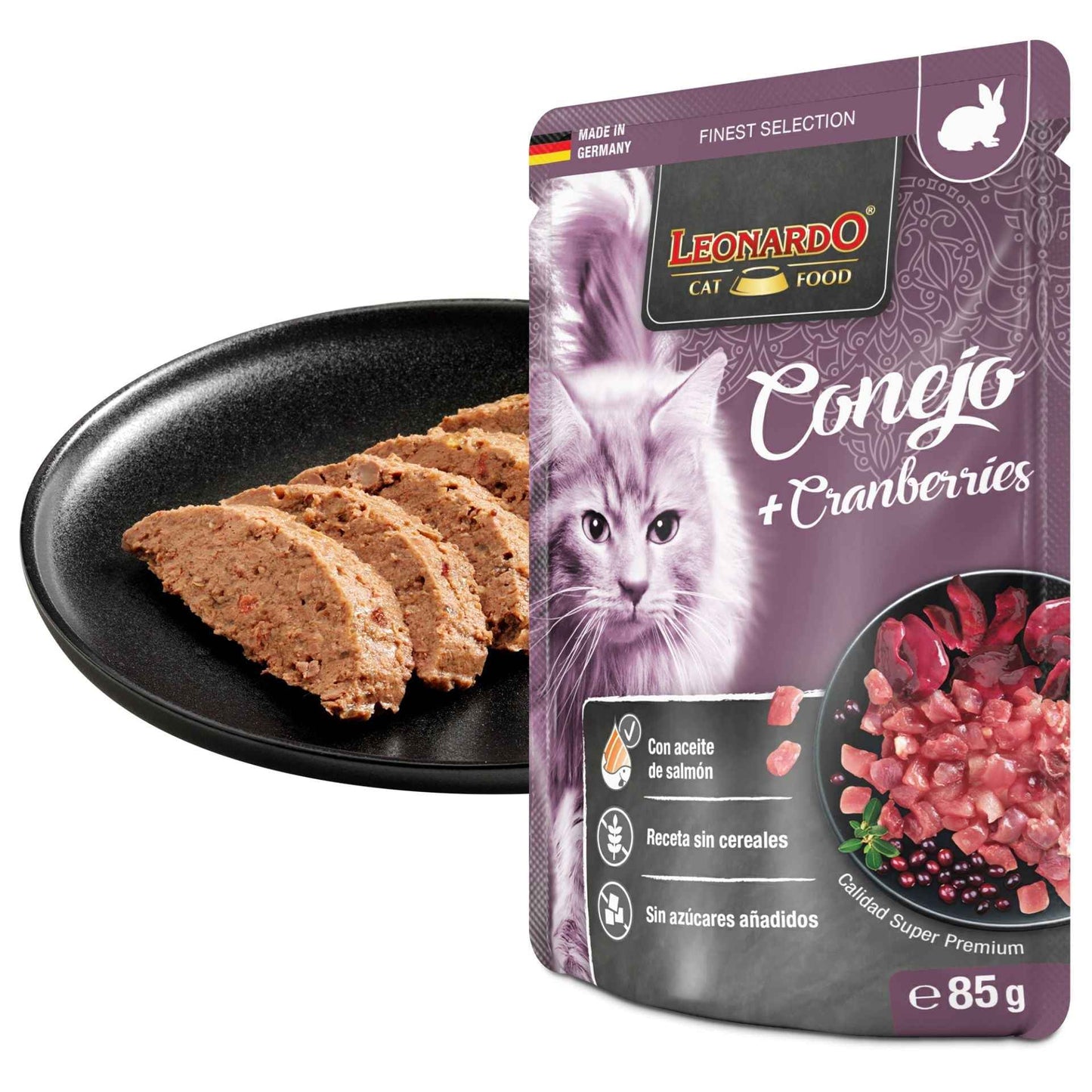 Leonardo Finest Selection Conejo + Cranberries 85g