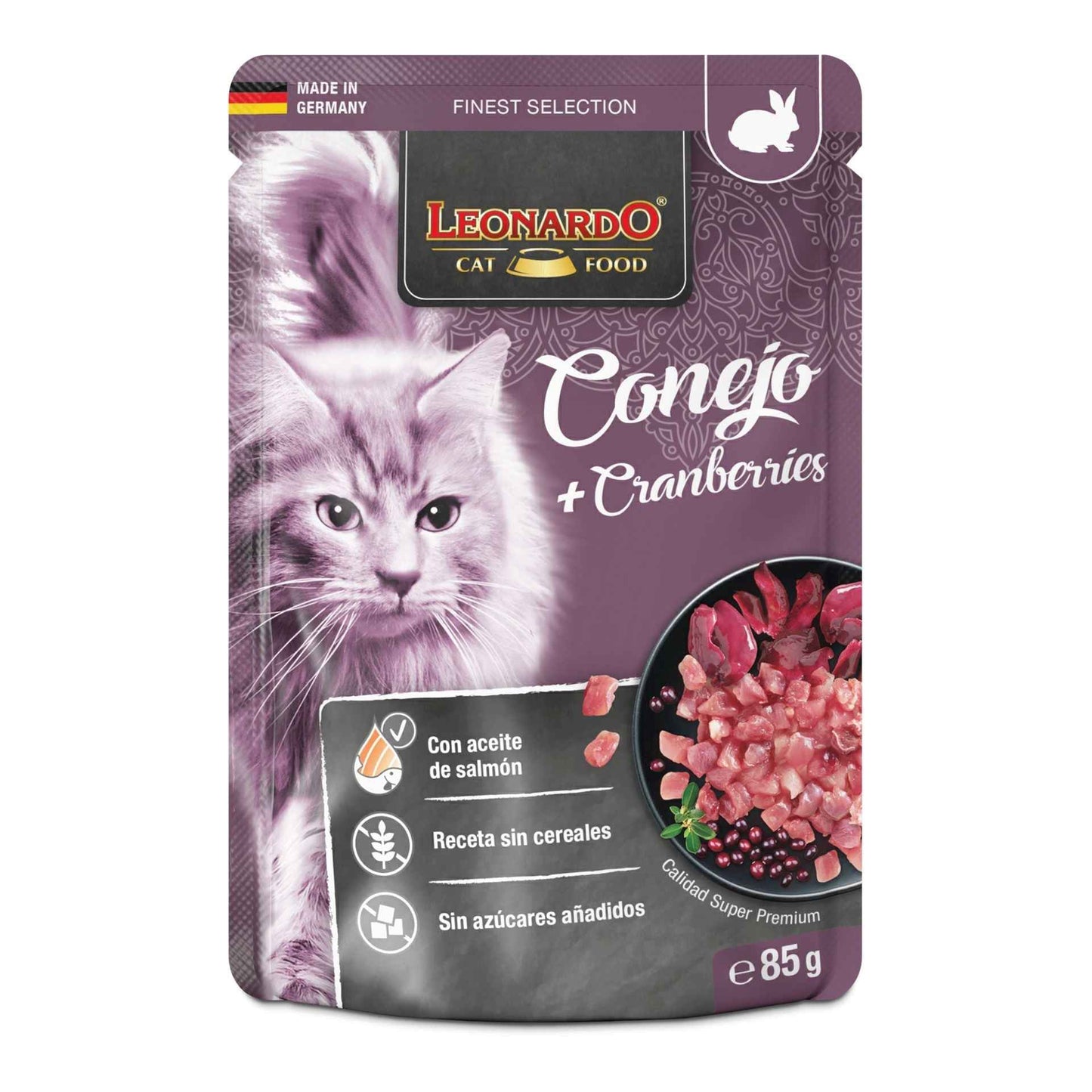 Leonardo Finest Selection Conejo + Cranberries 85g