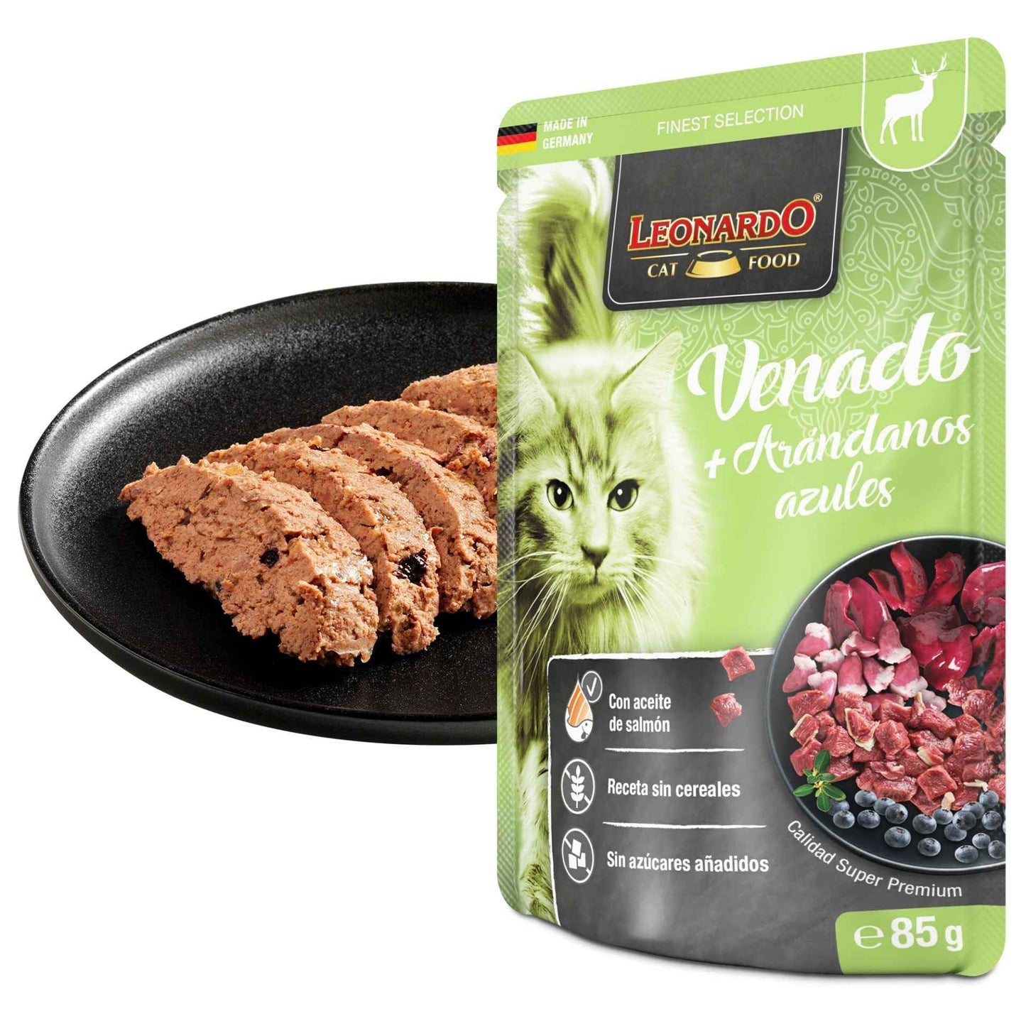 Leonardo Finest Selection | Venado + Arándanos azules 85g