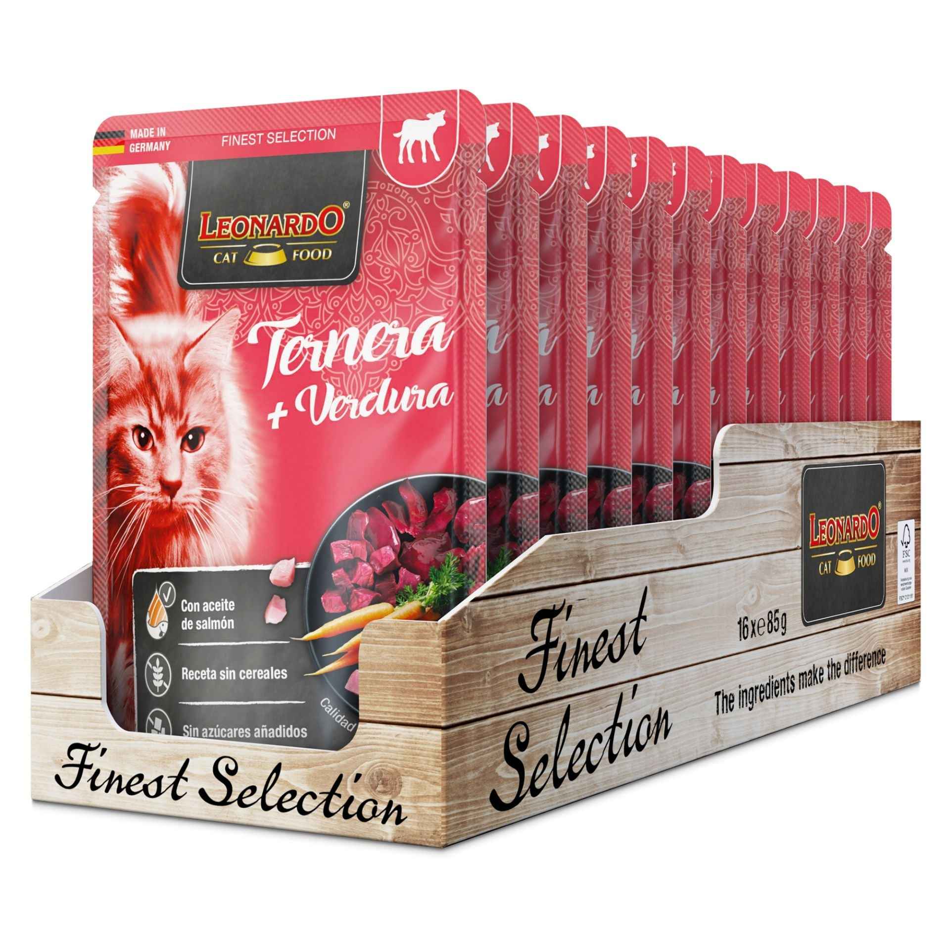 Leonardo Finest Selection | Ternera + Verdura 85g