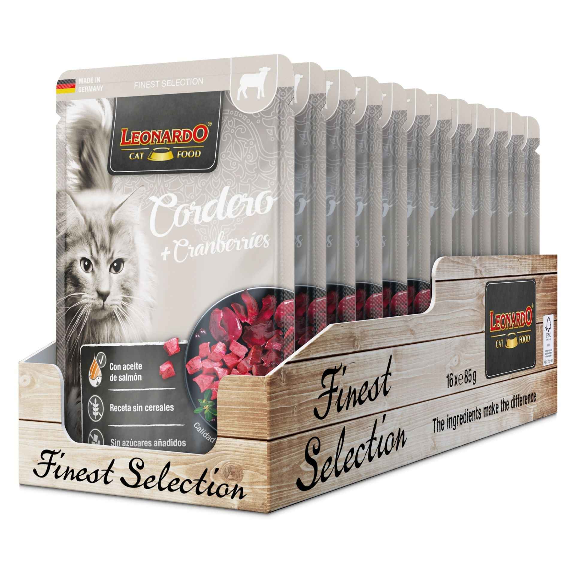 Leonardo Finest Selection | Cordero + Cranberries 85g