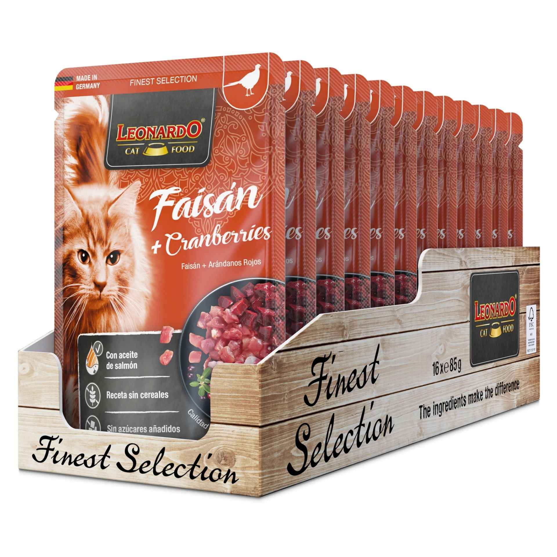 Leonardo Finest Selection | Faisán + Cranberries 85g