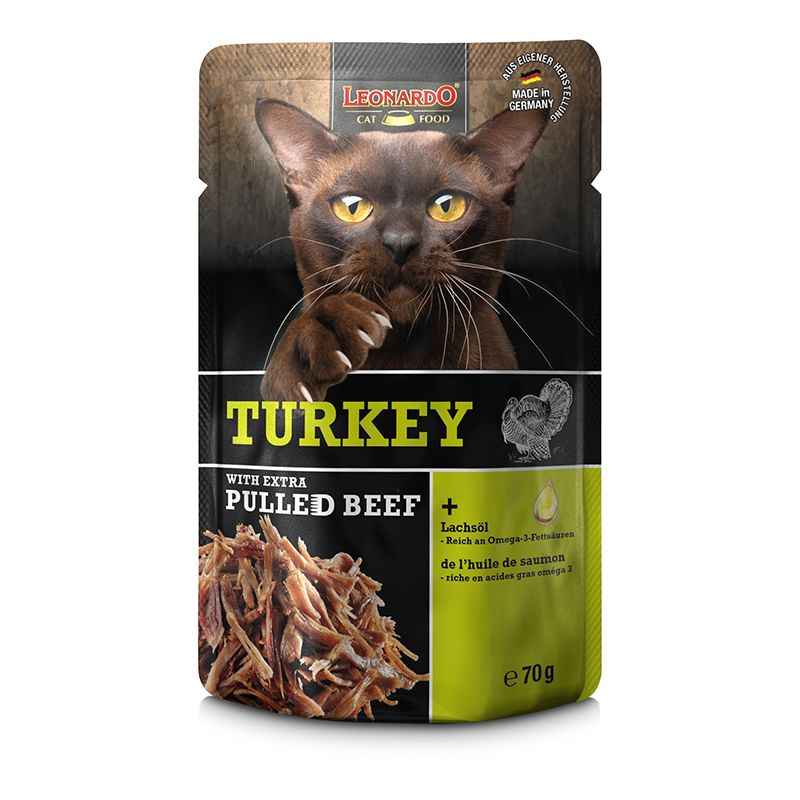 Leonardo | Pavo con Ternera Desmenuzada 70g