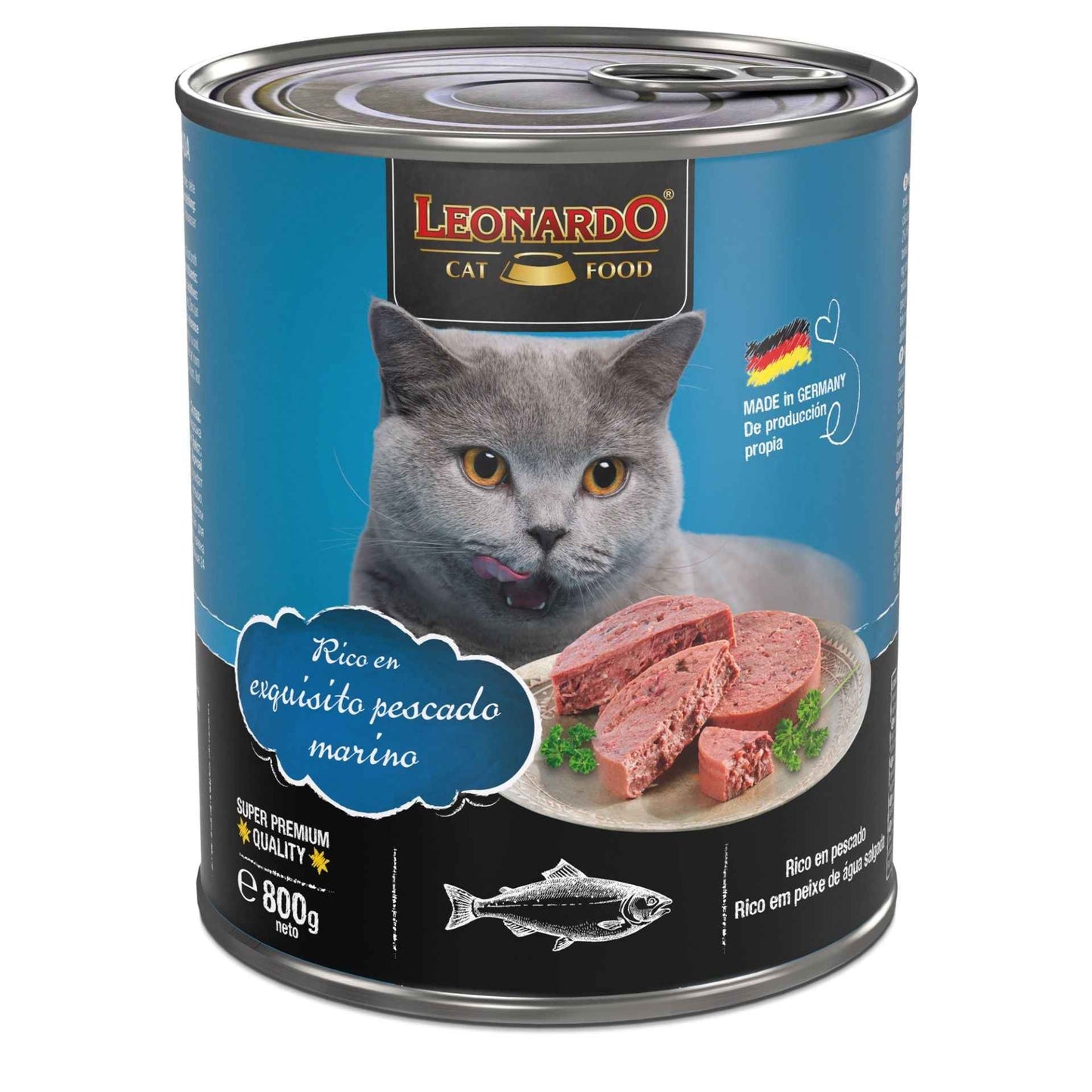 Leonardo Rico en Exquisito Pescado Marino 800g