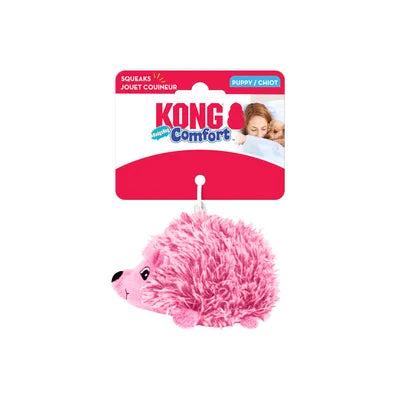 KONG Comfort Hedgehug – Erizo de peluche para cachorros, colores surtidos