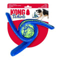 KONG Whirlz Throw – Juguete flotante para perros azul, 20 cm