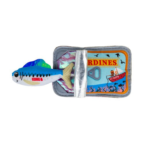 KONG Crackles Sardine – Juguete interactivo con catnip para gatos