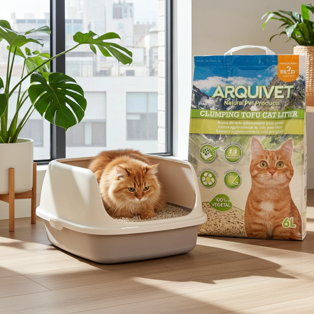 Arquivet Arena Aglomerante de Tofu para Gatos – 6 L