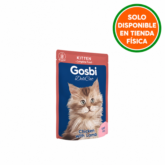 Gosbi Delicat Kitten Pollo con Cordero 70 gr