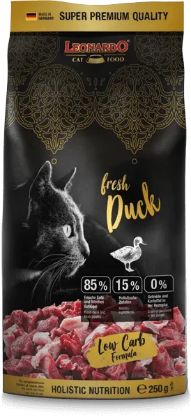 LEONARDO fresh Duck 250 g | Pienso para gatos adultos