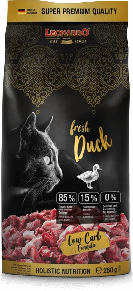 LEONARDO fresh Duck 250 g | Pienso para gatos adultos