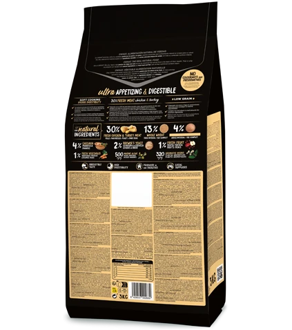 Ownat Ultra Young Sterilized Cat – Pollo y Pavo 1,5 kg