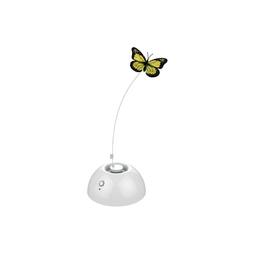 Juguete Interactivo Mariposa Dancing Butterfly M-Pets Blanca para Gatos