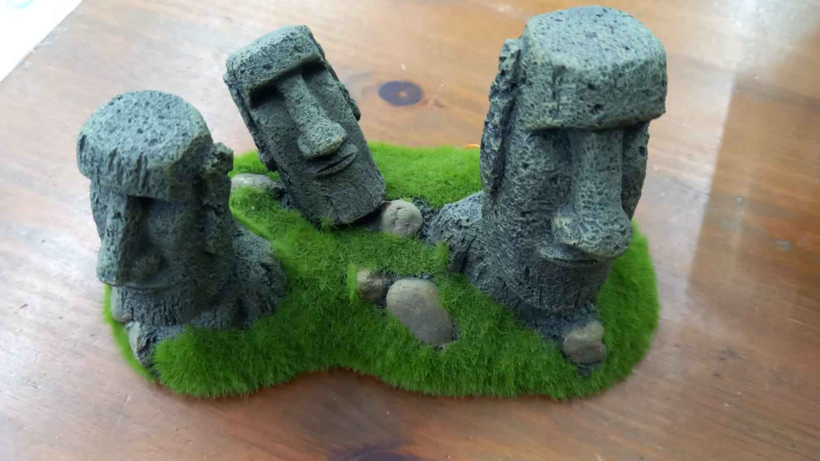 Moai Cabezas Easter Island - Decoración de Acuario