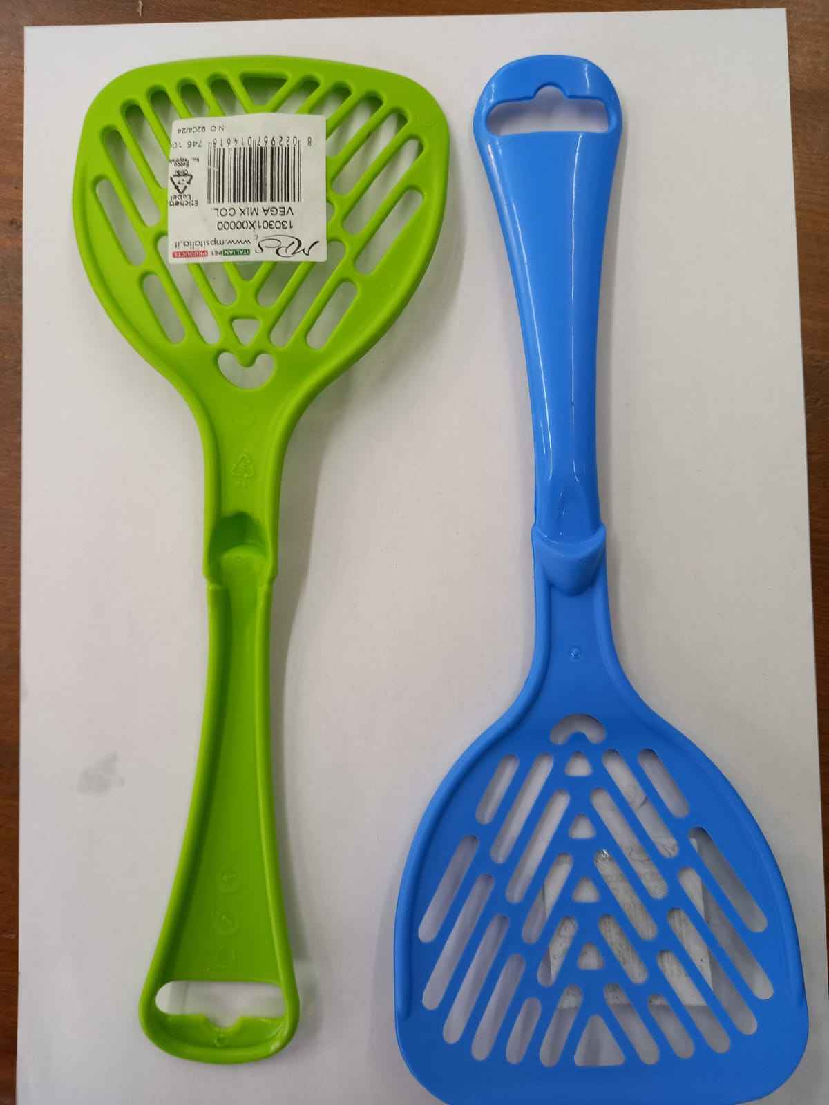 Pala para Arena de Gatos | Rejilla Filtrante y Mango Ergonómico