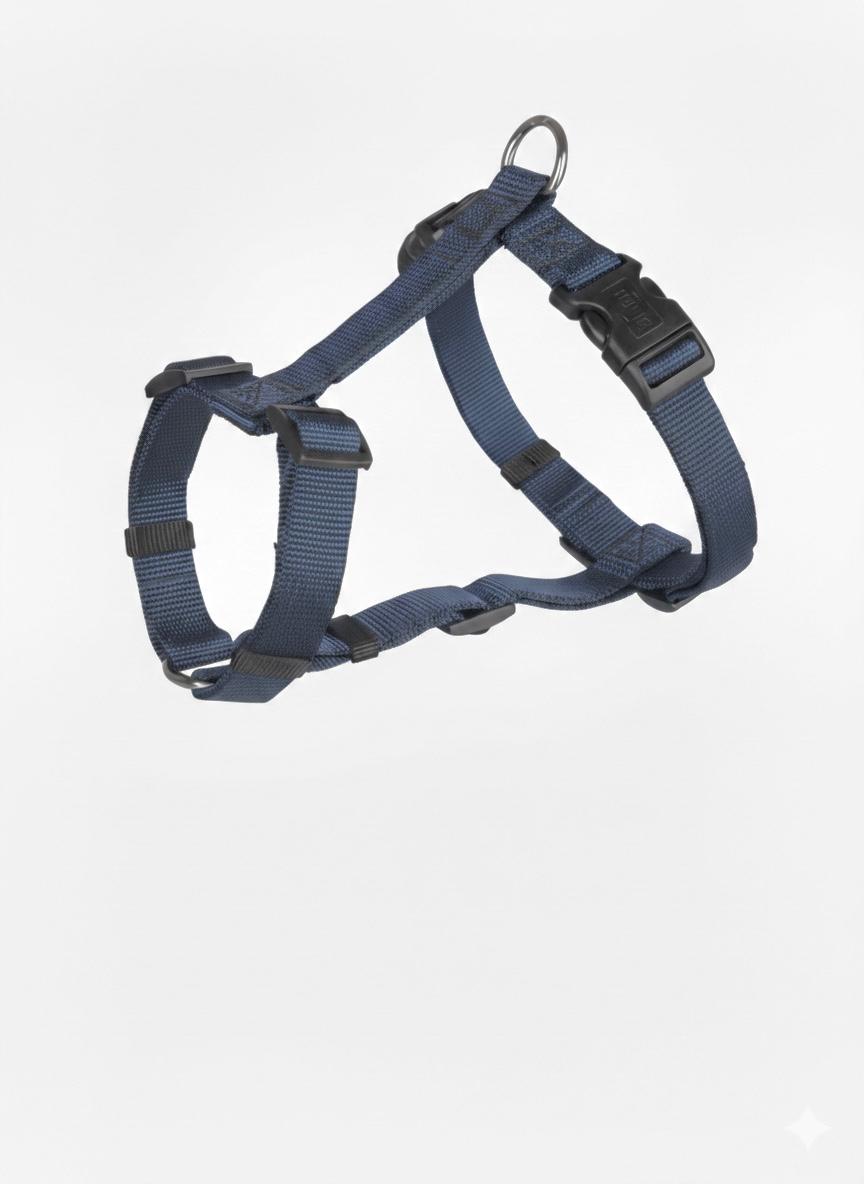 Arnés Nylon Azul 10mm x 28-40cm