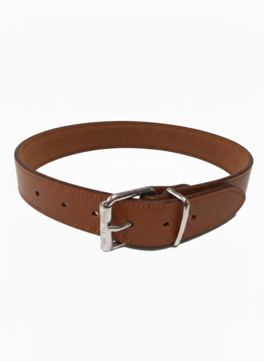 Collar Cuero Vacuno Marrón T Gigante