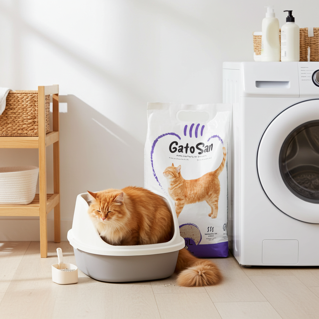 GatoSan Arena Sanitaria de Bentonita con Aroma a Lavanda para Gatos – 10 L