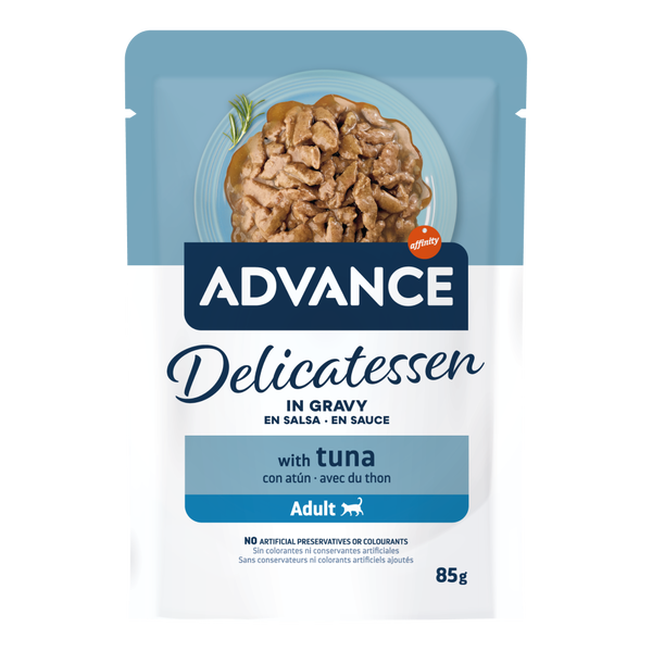 ADVANCE DELICATESSEN EN SALSA CON ATÚN 85 gr