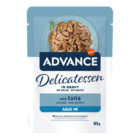 ADVANCE DELICATESSEN EN SALSA CON ATÚN 85 gr