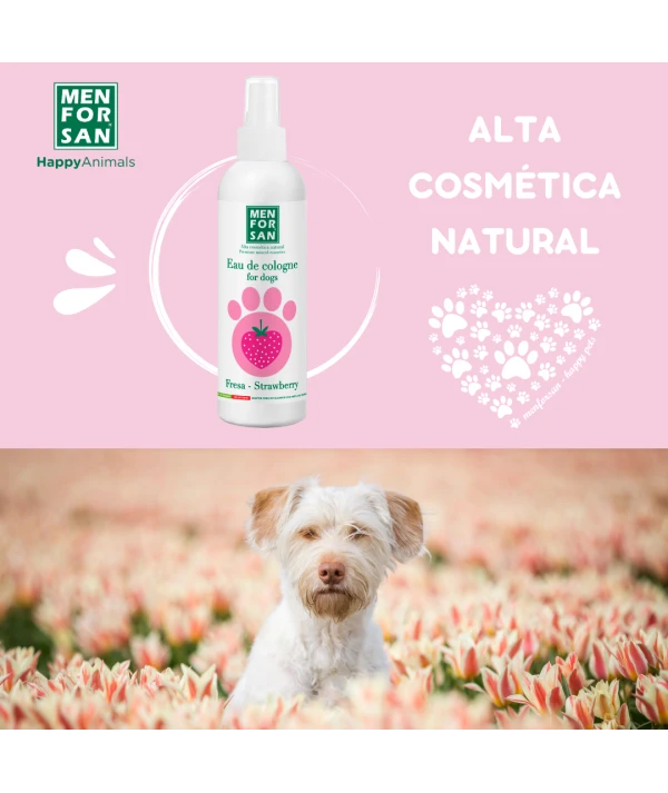 Agua de Colonia para Perros – Fragancia Fresa 125ml