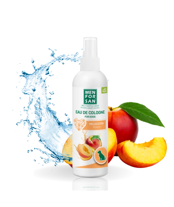 Agua de Colonia para Perros – Fragancia Melocotón 125ml