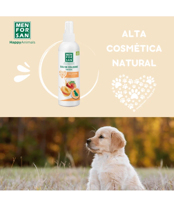 Agua de Colonia para Perros – Fragancia Melocotón 125ml