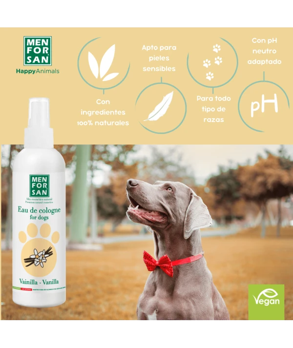 Agua de Colonia para Perros – Fragancia Vainilla 125ml
