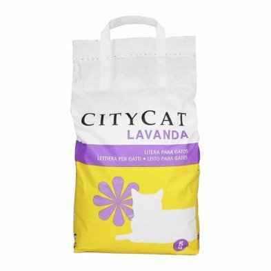 Arena para gatos City Cat Lavanda 5kg