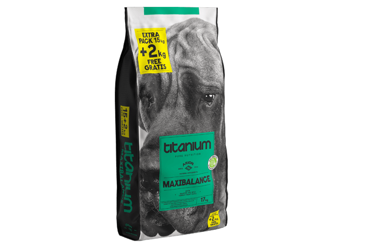 Arion Titanium MaxiBalance 17kg - Alimento para Perros Grandes y Gigantes
