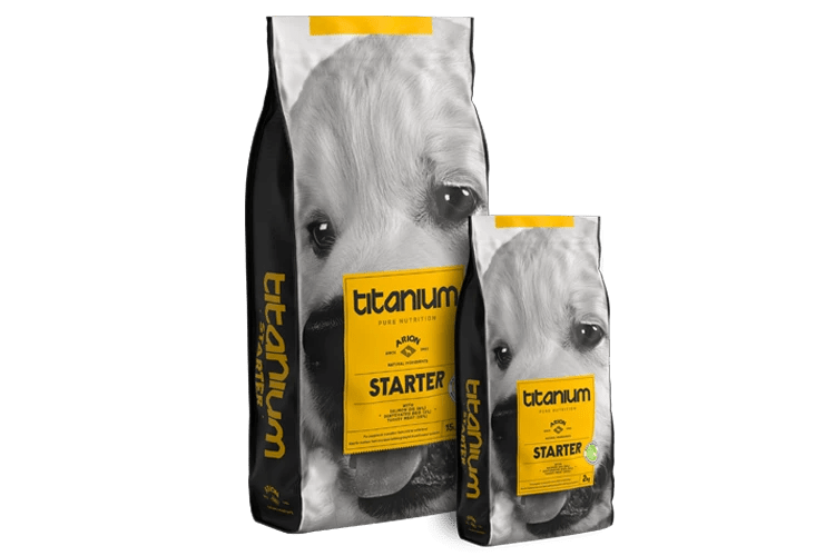 Arion Titanium Starter 15kg - Alimento para Cachorros y Madres Lactantes