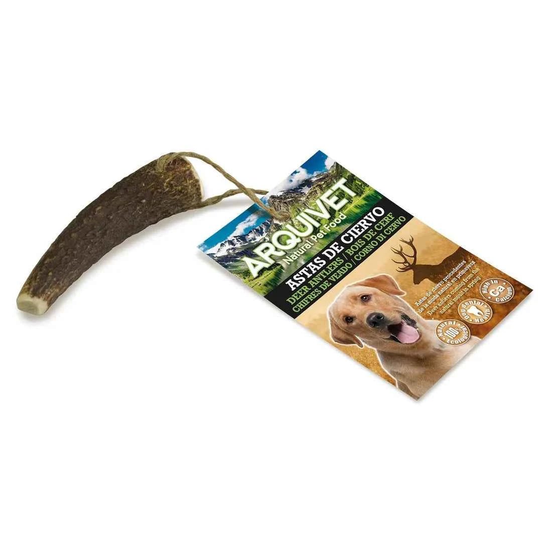 Asta de Ciervo Natural para Perros Pequeños – Snack Dental Duradero Talla S
