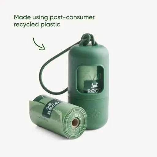 Beco Dispensador de Bolsas Higiénicas 100% Reciclado + 15 Bolsas