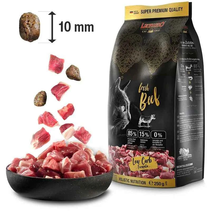 LEONARDO fresh Beef 250 g | Pienso para gatos adultos
