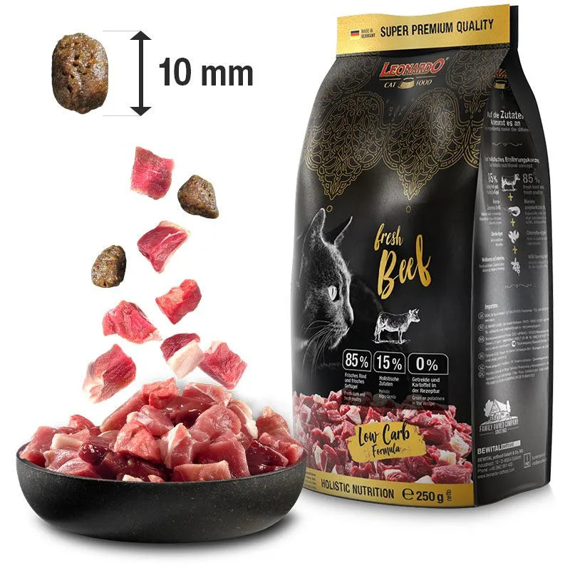 LEONARDO fresh Beef 250 g | Pienso para gatos adultos