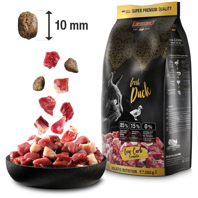 LEONARDO fresh Duck 250 g | Pienso para gatos adultos