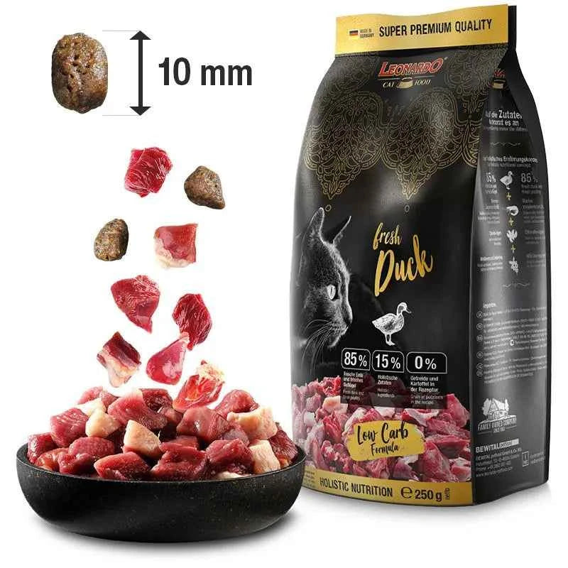LEONARDO fresh Duck 250 g | Pienso para gatos adultos