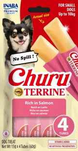 Churu Dog Terrine Small – Premio Masticable para Perros con Salmón